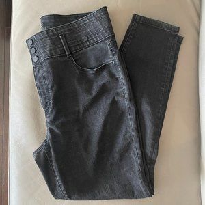 Ann Taylor high-rise black curvy skinny jeans